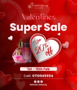 selaska Beauty valentines sale