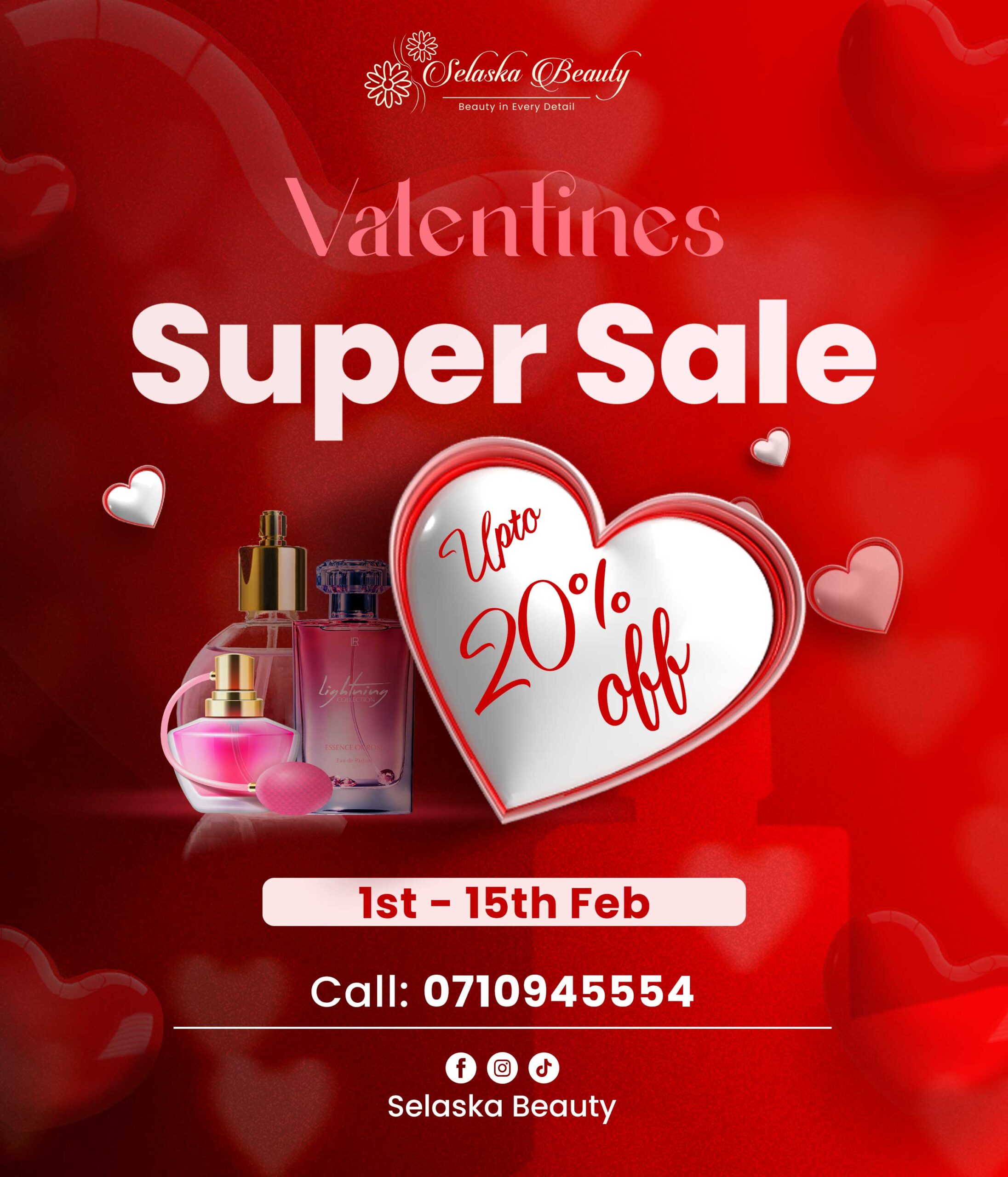 selaska Beauty valentines sale